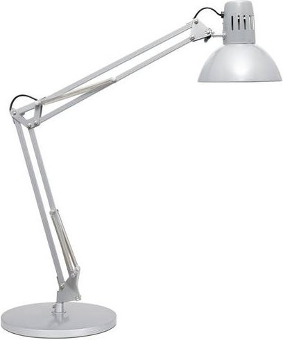 Maul MAULstudy 8201095 LED-Tischlampe aus Metall in Silber mit E27 Fassung und verstellbarem Leuchtmittel - Bild 1