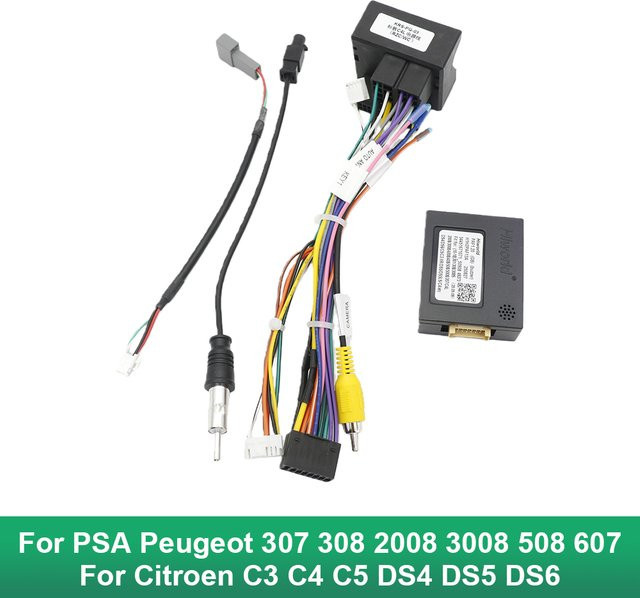 Hiworld PAF1.20 CanBus Decoder-Adapter 16-polig in Schwarz für PSA Peugeot und Citroen sowie DS Modelle - Bild 1