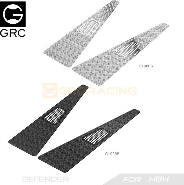 GRC Edelstahl karierte Platten Metallschutzbleche, 1/8 - Bild 1