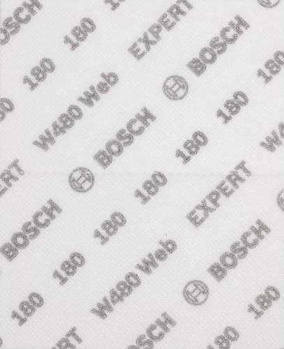 Bosch EXPERT W480 Web Handschleifblatt für Holz und Metall, Körnung 180, B: 14,0 cm, H: 11,5 cm - Bild 1