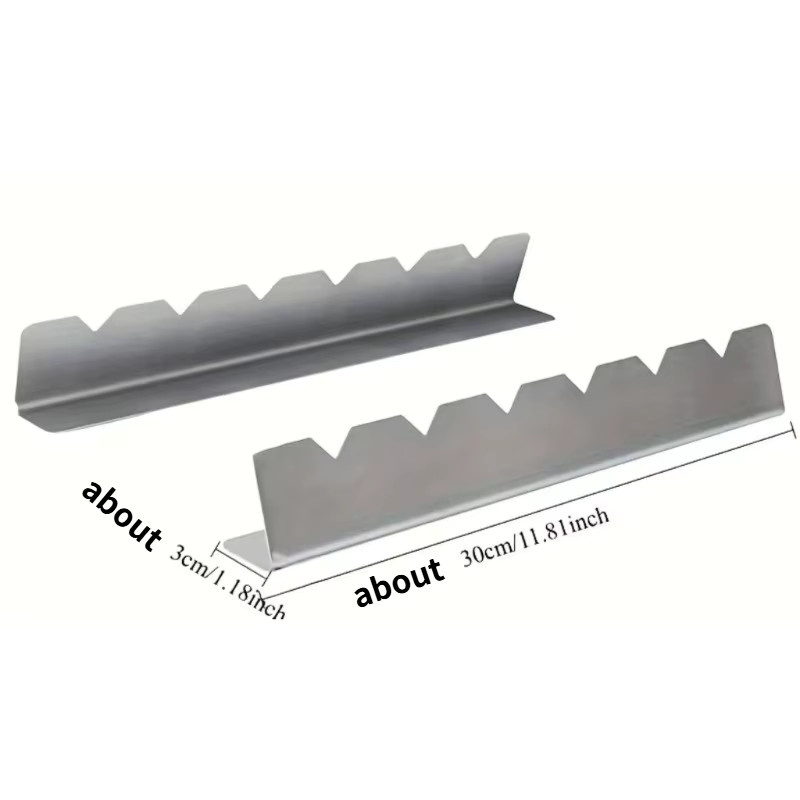 Universeller Kebab-Spießhalter aus Edelstahl in Silber, praktisches Grillwerkzeug für Küche und Outdoor, Höhe: 30 cm - Bild 6