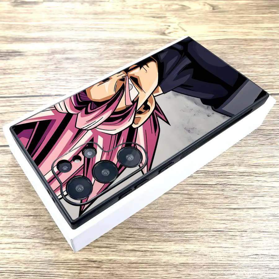 Dragon Ball Goku Handyhülle für Samsung Galaxy S24 Plus S25 Edge S23 Ultra S21 FE S20 in Schwarz - Bild 2