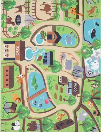 Kinderteppich Bini beige für das Kinderzimmer B/T: 240 x 340 cm