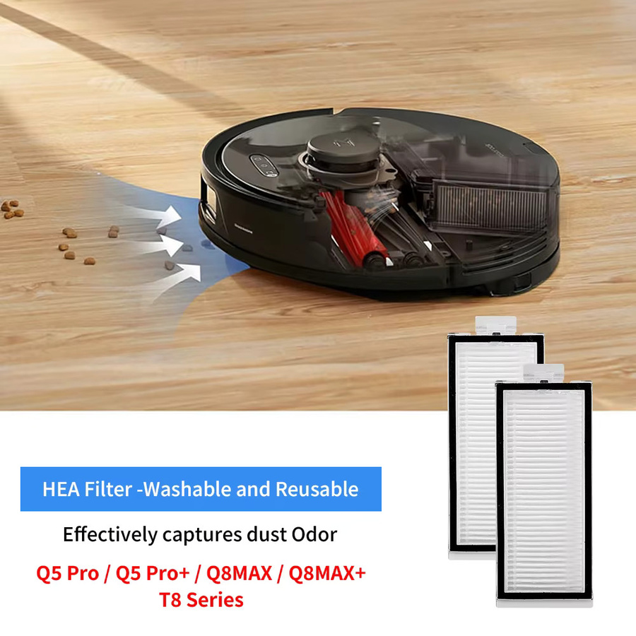 Roborock HEPA-Filter in Weiß für Roboterstaubsauger Q7 Max, Q7 Max+, T8, Q5 Pro, Q5 Pro+, Q8 Max und Q8 Max+ Ersatzfilter - Bild 3