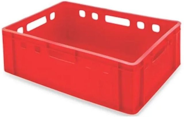 CHEFGASTRO Eurobehälter Fleischerkasten Rot H x B x T: 20 x 40 x 60 cm - Bild 1