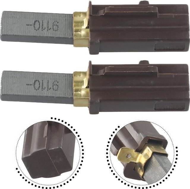 VIBRATITE Kohlebürsten Set 2 Stück für Ersatzteilnummern 116210-50 119419-00 119514-00 116212-85 2311480 - Bild 1