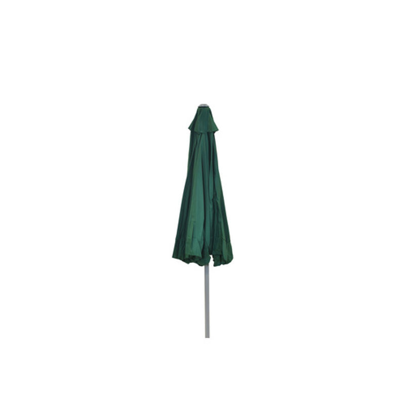 Merxx Sonnenschirm aus Polyester und Aluminium in Grün, Durchmesser: 230 cm, Höhe: 219 cm - Bild 3