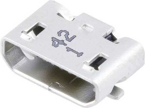 Molex Micro USB Buchse Bottom-Mount in Silber 473461001 - Bild 1