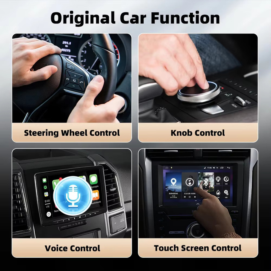 Torek Kabelloser CarPlay und Android Auto Adapter 2025 in Schwarz mit 5 GHz WLAN und Bluetooth 5.0 für werkseitig verkabelte Systeme - Bild 4