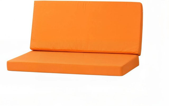 Setgarden Techno Gartenkissen für Polyrattan Möbel in Orange, 1tlg. für 3 Sitzer Gartensofa, B/T/H: 160 x 60 x 50 cm - Bild 1