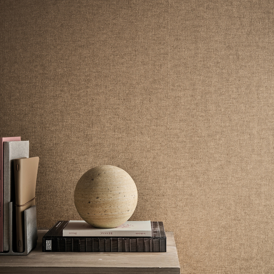 Omexco Tapete Alma OAS283 in Braun und Beige aus Papier - Bild 1