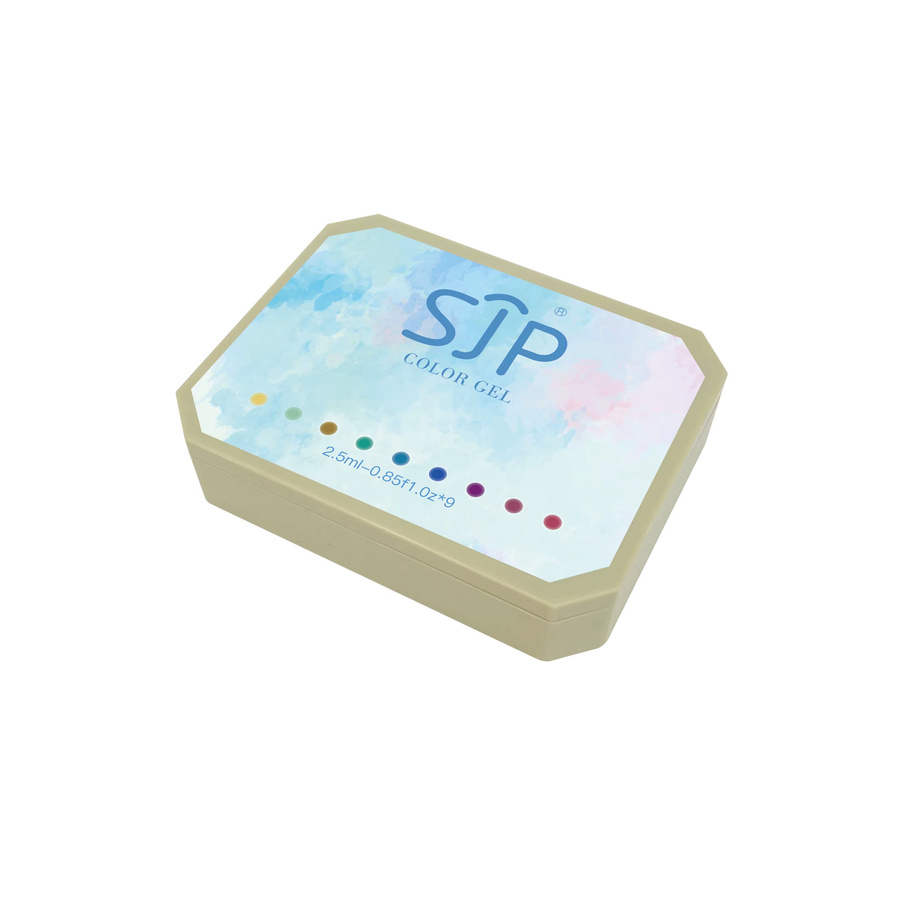 SJP Nagellack-Gel Set, 9 Farben, Glänzend, Unisex - Bild 3