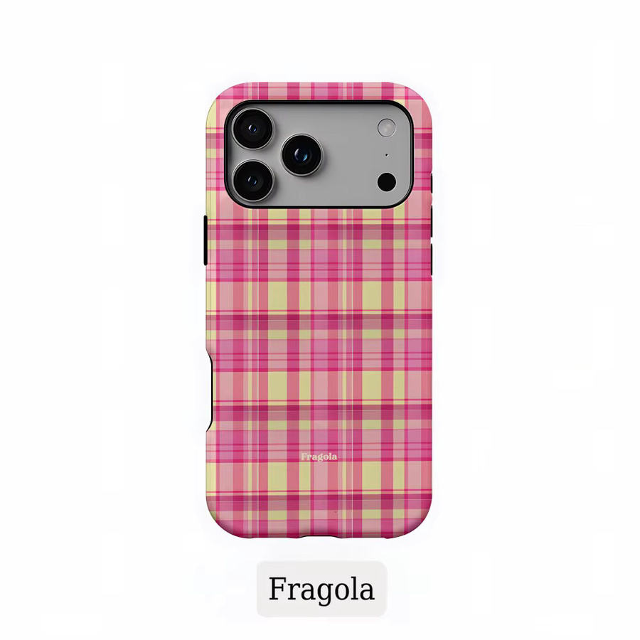 Clmj Luxus Handyhülle mit doppelschichtiger Rückseite in Fragola Bunte Streifen für iPhone 17 16 15 14 13 12 11 Pro Max Air Plus, Mehrfarbig - Bild 2