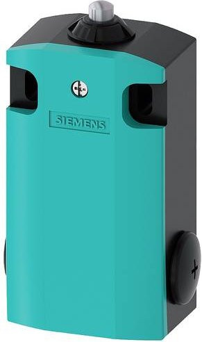 Siemens Positionsschalter 3SE5162-0CB01 mit Edelstahlstößel und Kuppenstößel in Türkis - Bild 1