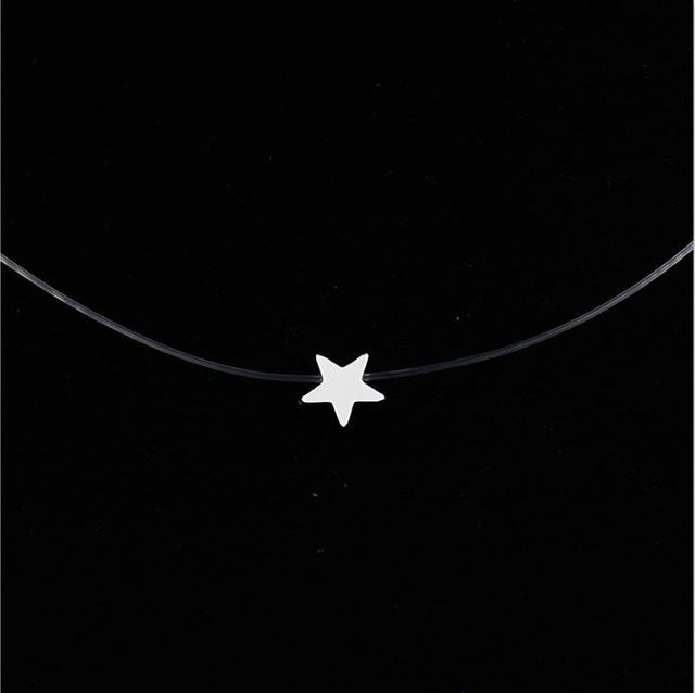 Halskette Damen, Imitation Perle, Kristall Zirkon, Schwarz - Bild 1