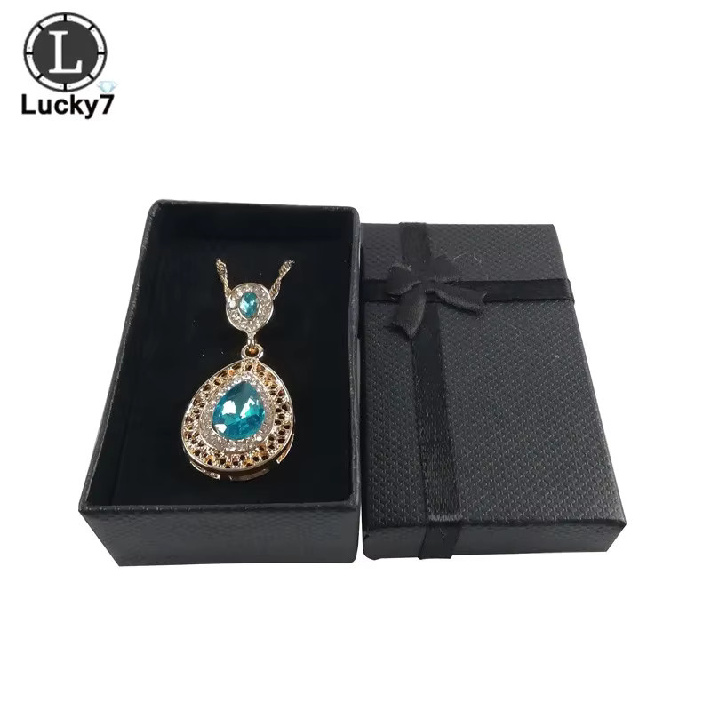 Schmuck Display Box Set von luckyiasv für Halsketten, Ohrringe und Ringe, 24er Pack, Multicolor, B: 5 cm, T: 8 cm, H: 2,5 cm - Bild 2