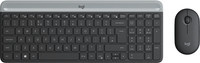 Logitech MK470 Slim kabelloses Tastatur und Maus Set QWERTZ Deutsch in Graphit und Grau - Bild 1