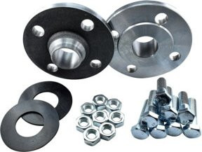 Wilo Gegenflanschkit DN 65 in Silber, 10 bar, Stahl-Emaille - Bild 1