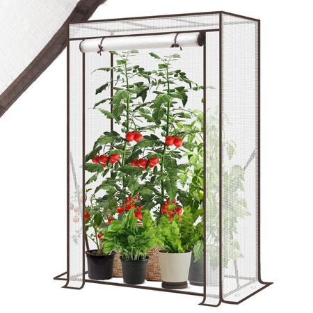 Sekey Foliengewächshaus mit PE Gitterfolie in Weiß und Transparent, B/T/H: 50 x 100 x 150 cm