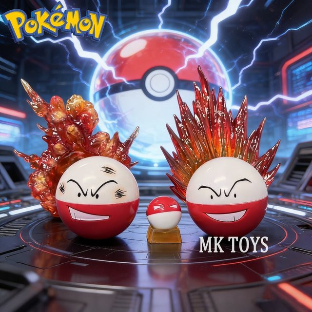 Bandai Pokémon Elektrode und Voltorb, Actionfiguren, Kunststoff - Bild 1