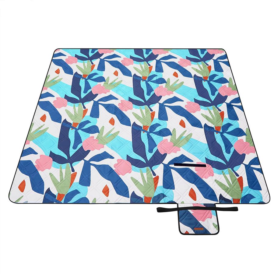 SONGMICS Picknickdecke wasserdicht und maschinenwaschbar, B/B: 200 x 200 cm - Bild 2