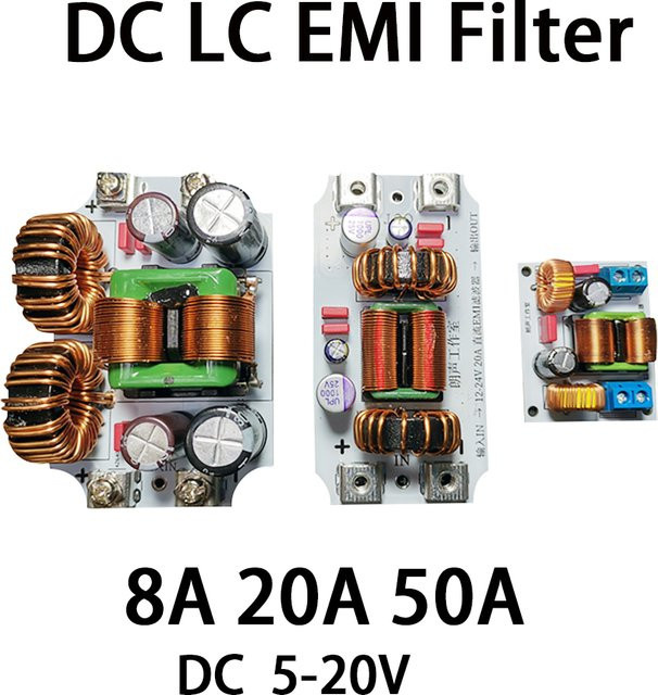 DykbRadio DC LC-EMI Filter zur Rauschunterdrückung für Auto-Audio, DAC-Decoder und Verstärker, 5V-20V, Multicolour - Bild 1