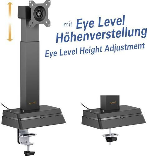 My Wall HL66-1L Monitorhalterung in Schwarz für 32 Zoll Bildschirme - Bild 1