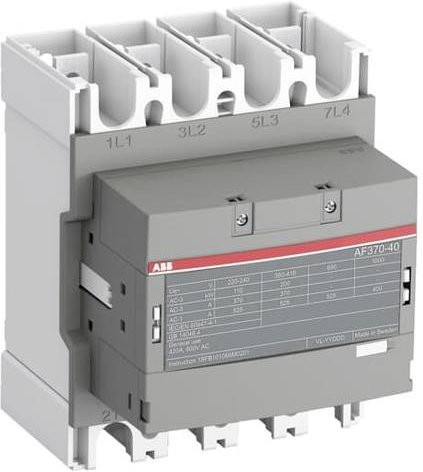 ABB Schütz AF370-40-00-14 mit 4 Schließern, 200kW, grau - Bild 1