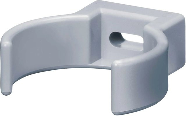 Inefa Rohrschellen Clip DN 50 aus PVC in Grau zur Wandmontage von Fallrohren - Bild 1