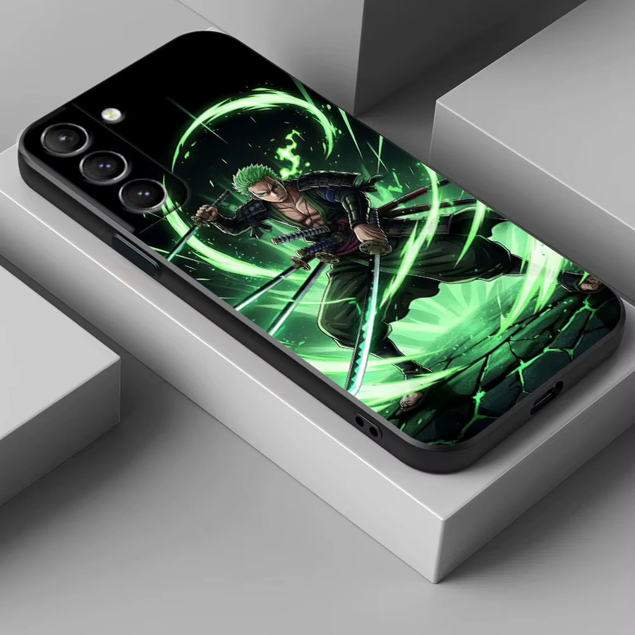 ZORO Roronoa One Piece Handyhülle aus weichem Silikon für Samsung Galaxy S25 S24 S23 S22 S21 S20 Ultra 5G Plus FE in Multicolour - Bild 3