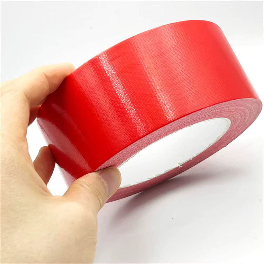 Wasserfestes selbstklebendes Stoff-Klebeband in Rot zur Reparatur von Planen und Elektrofahrradsitzen - Bild 2