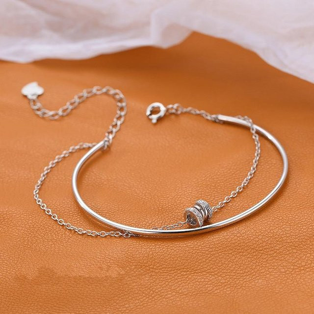 Armband & Armreif 925 Sterling Silber, Zirkon, Damen - Bild 1