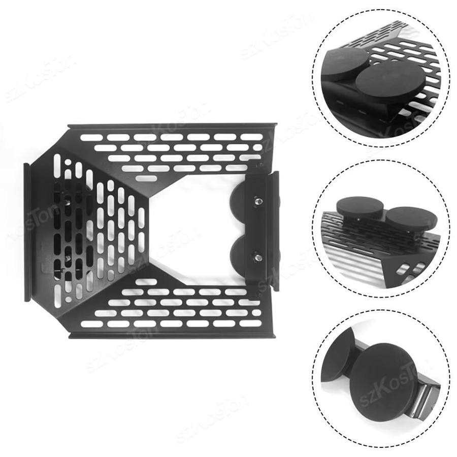 Starlink Mini Magnetic Mount Dish Mount Kit Dachmontage-Wärmeableitungshalter aus Edelstahl in Schwarz und Silber - Bild 4