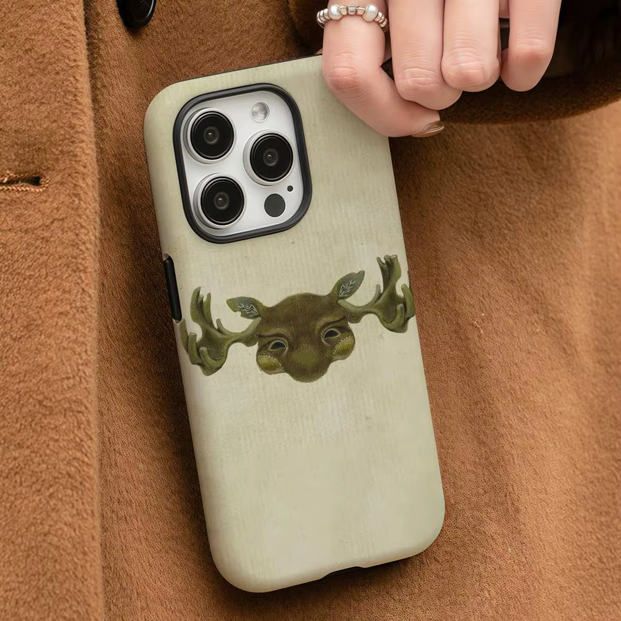 Y-Yaelokre Sänger Handyhülle für iPhone 17 16 15 14 13 12 Pro Max Plus in Beige mit glänzender HD-Doppelschicht-Flüssigkeits-Hartschale - Bild 2