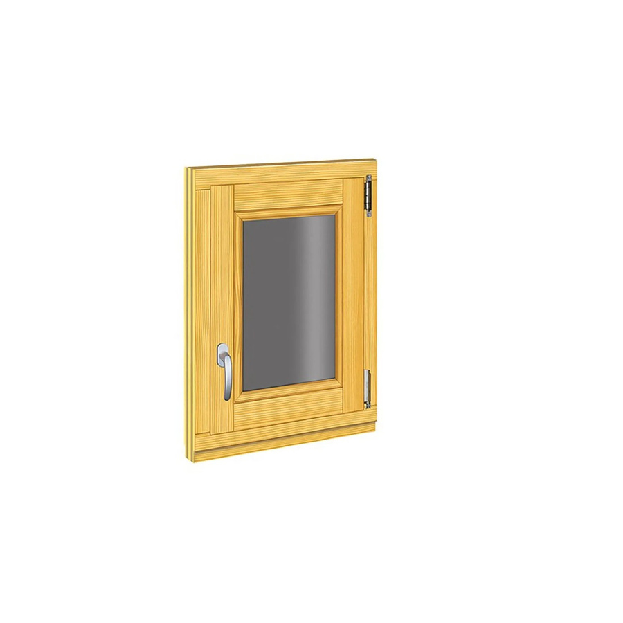 Roro Holzfenster Fichte in Braun und Gelb, Typ: Drehen-Kipp, B/H: 48 x 63 cm - Bild 2