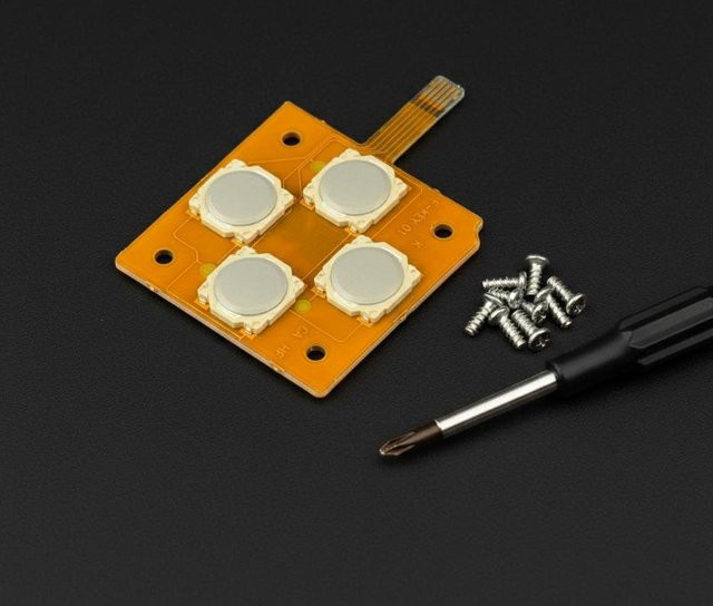 D-Pad Dome Snap PCB-Platine und Leitfolie für Nintendo New 3DS / New 3DS XL Controller Tasten ABXY in Multicolor - Bild 1