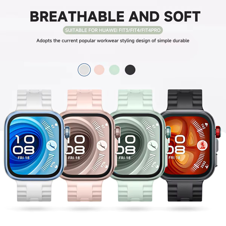 FancyWrist Uhrenarmband Silikon, Unisex, Huawei Watch Fit 5/4 Pro - Bild 2