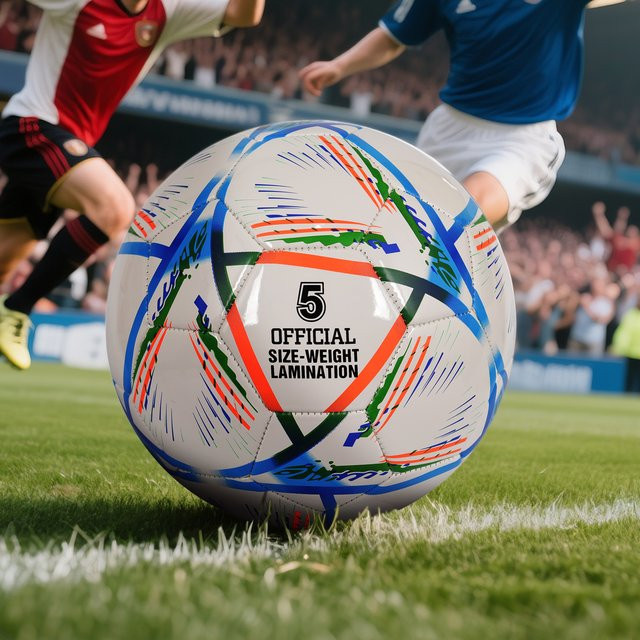 Glonity Bro Fußball, Weiß, Größe 5 - Bild 1
