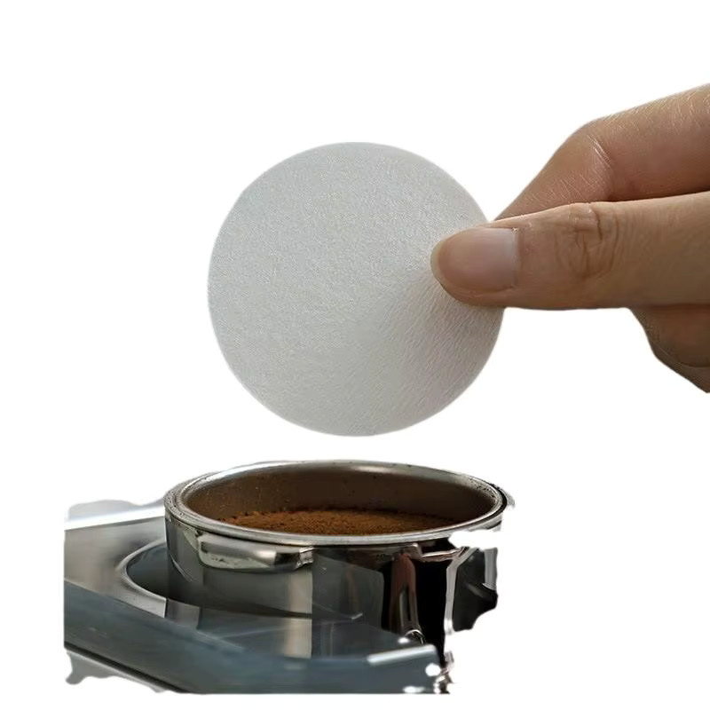 100 Stück Espresso Filterpapier für Siebträgermaschinen von Delonghi und Breville, runde Puck-Bildschirm-Filter in Weiß, Durchmesser: 51 mm, 53 mm oder 58 mm - Bild 6