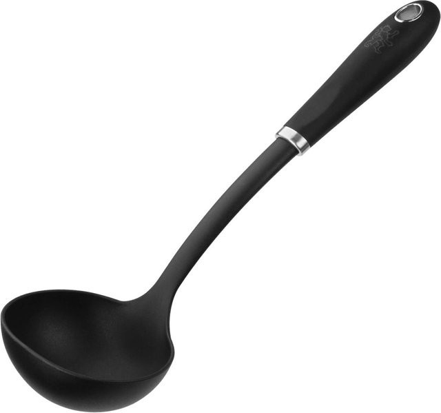 Stanley Rogers Schöpflöffel Pride in Schwarz aus Edelstahl, Länge: 30 cm - Bild 1