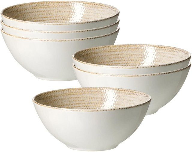 Ritzenhoff & Breker Müslischalen Rimini aus Keramik 6er Set in Beige, Grau und Weiß Durchmesser: 16,5 cm - Bild 1