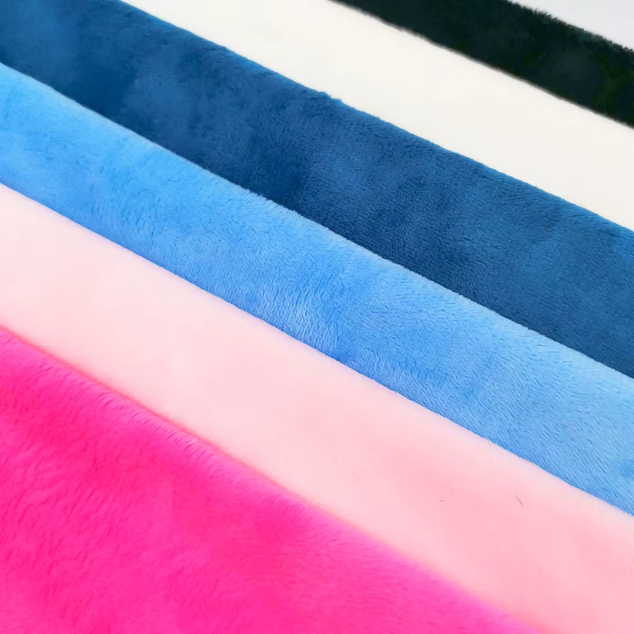 Findohope Plüsch Samt Stoff in Gelb und Multicolour für DIY Textilien und Kissen - Bild 2