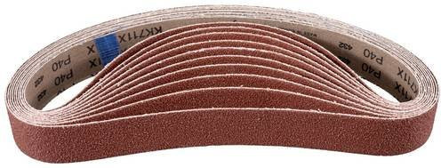 PFERD Korund Schleifband-Set BA 40/820A, Körnung 40, braun, 10 Stück, B: 40 mm, L: 820 mm - Bild 1