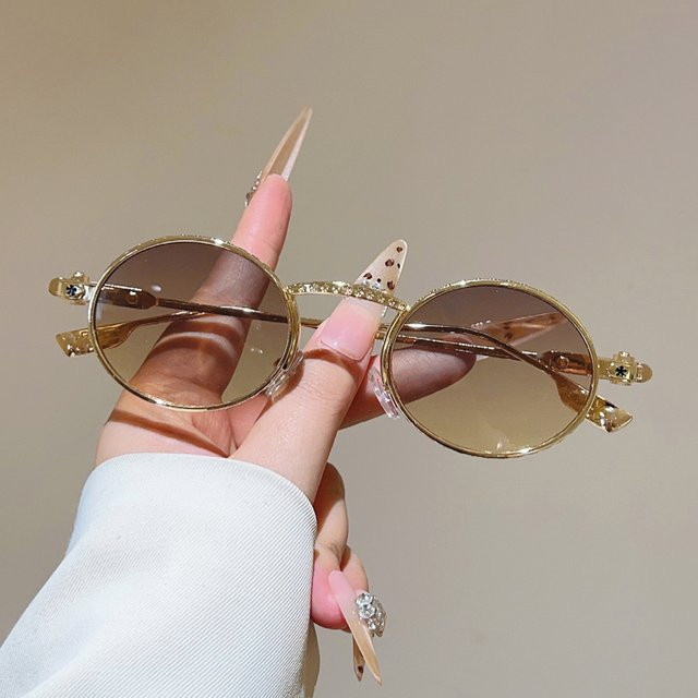 KAMMPT Sonnenbrille, oval, Vollrand, Metall, Damen - Bild 1