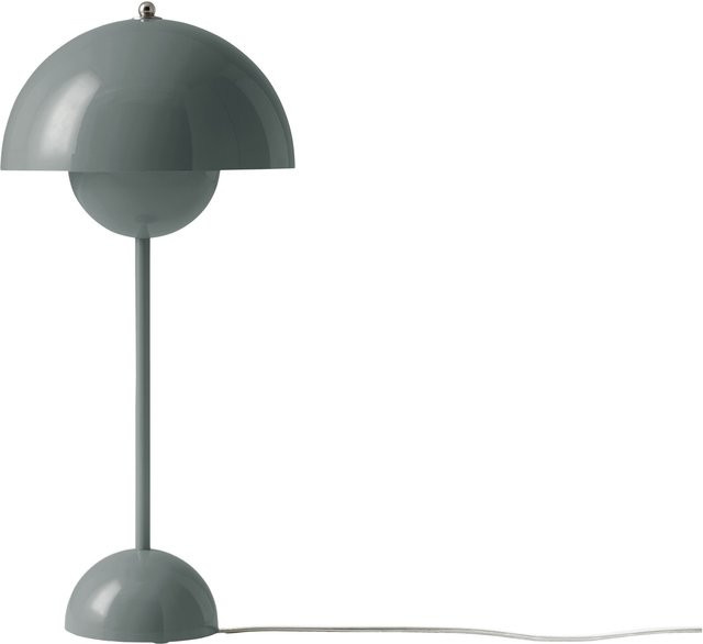 &Tradition Flowerpot VP3 Tischleuchte aus Metall in Blau und Grau - Bild 1