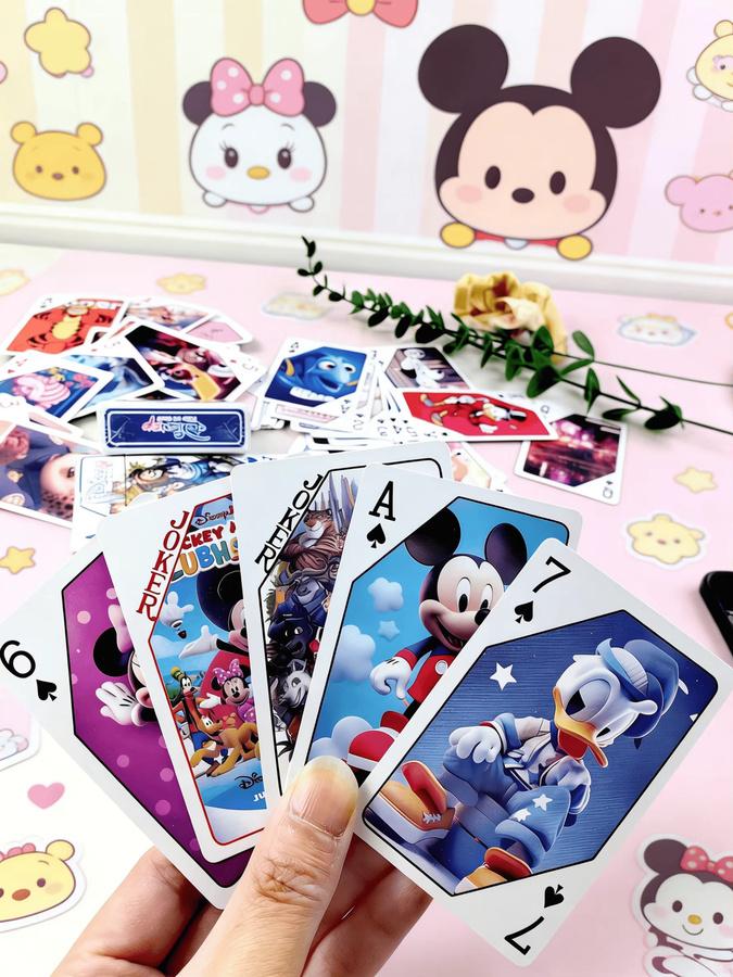 Disney Poker-Spielkarten, Kinderspielzeug-Deck, Bunt / Mehrfarbig - Bild 2
