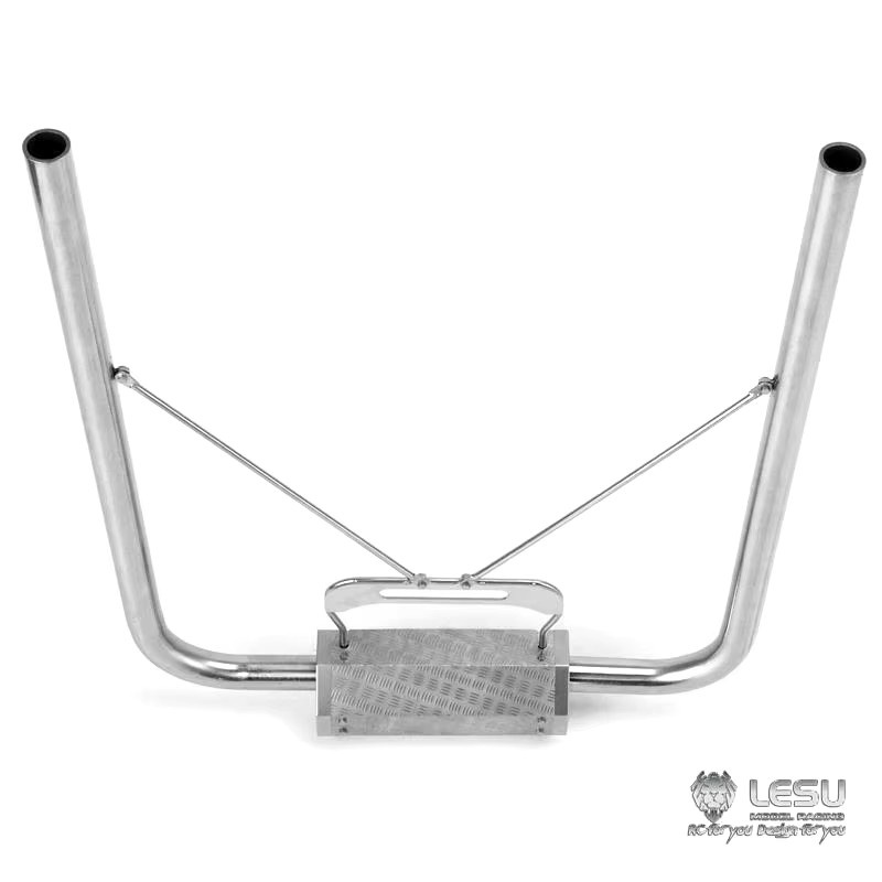 LESU RC Lkw Metall Auspuffrohr, Zubehör, 1:14, ab 14 Jahre - Bild 2