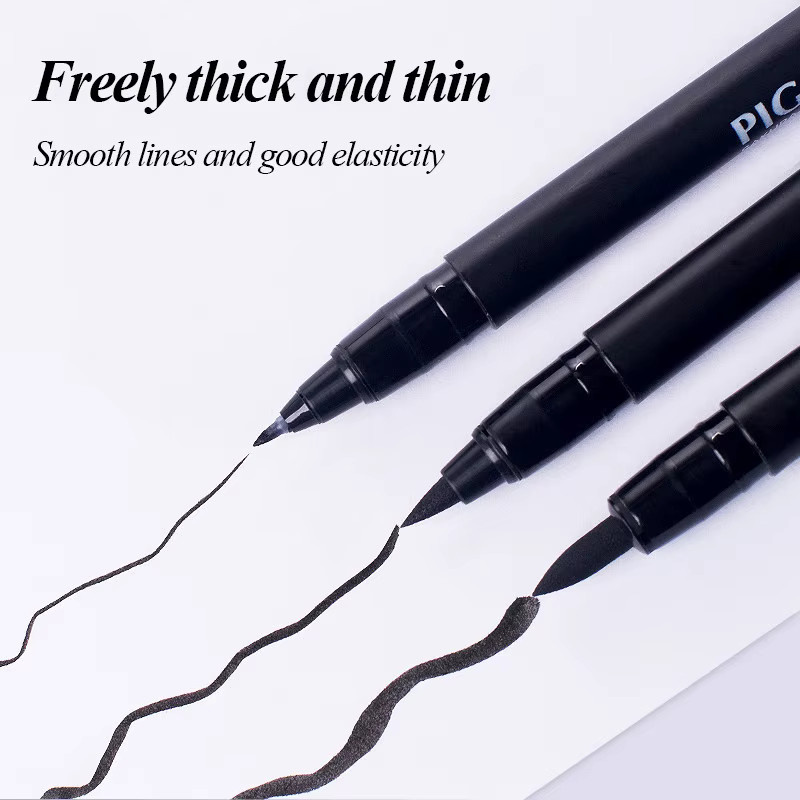 Sakura Pigma Professionelle Pinselstifte mit schwarzer Tinte für Kalligrafie, Lettering und Zeichnen - Bild 6