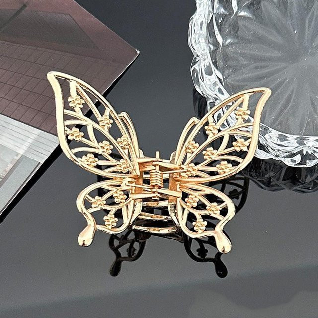 Haarklammer Schmetterling, Metallisch, Damen - Bild 1