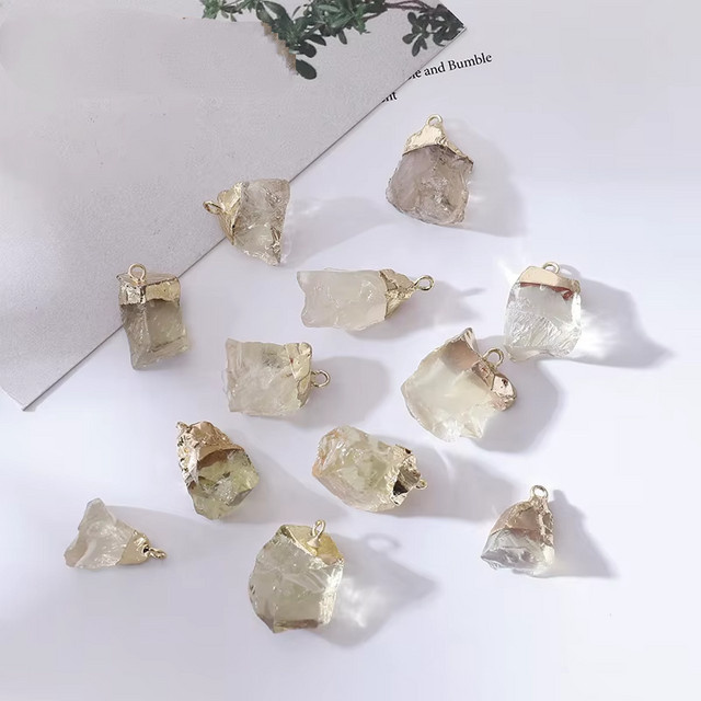 SANSWL Anhänger, Natürlicher Quarz, Amethyst, 10-15mm - Bild 1